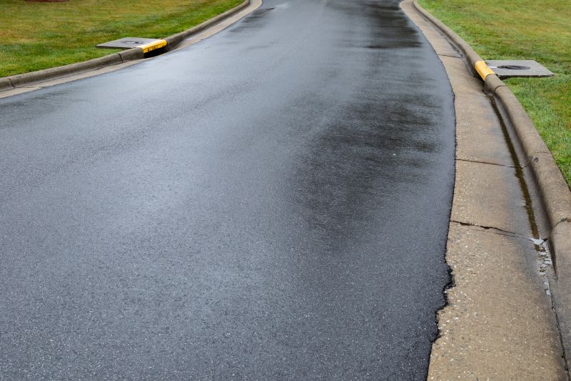 Fresh Asphalt Paving